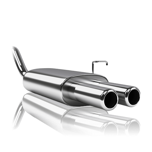 Exhaust silencers and tubes